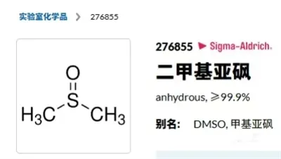 Modèl mache mondyal dimethyl sulfoxide (DMSO)